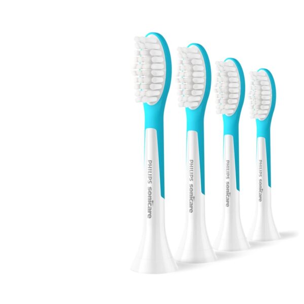Philips | Replacement brush heads | HX6044/90 Sonicare For Kids7+ | Heads | For kids | Number of brush heads included 4 | White/Blue