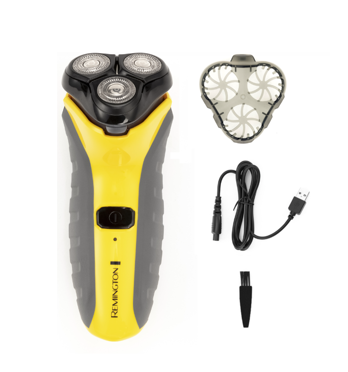 Remington | Rotary Shaver | PR1855 Virtually Indestructible | Cordless | Yellow/Black - Image 3