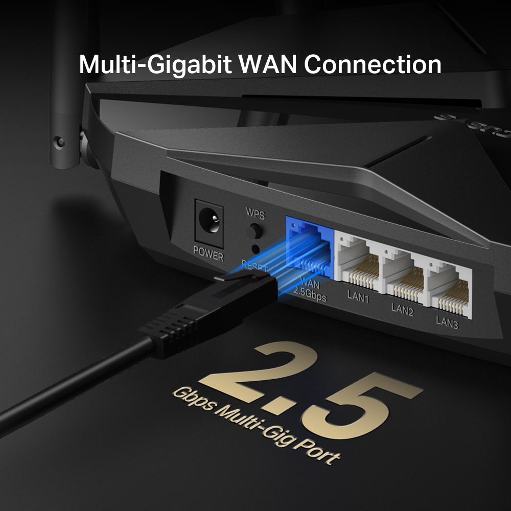 Mercusys AX3000 Dual-Band Wi-Fi 6 Router | MR85X | 802.11ax | Ethernet LAN (RJ-45) ports 3 | Mesh Support Yes | MU-MiMO No | No mobile broadband - Image 5