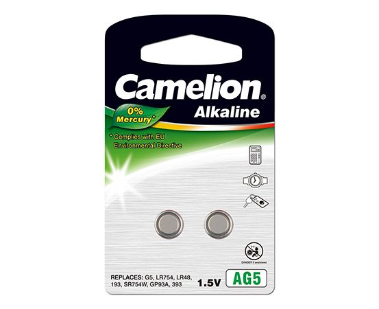 Camelion | AG5/LR48/LR754/393 | Alkaline Buttoncell | 2 pc(s) - Image 2