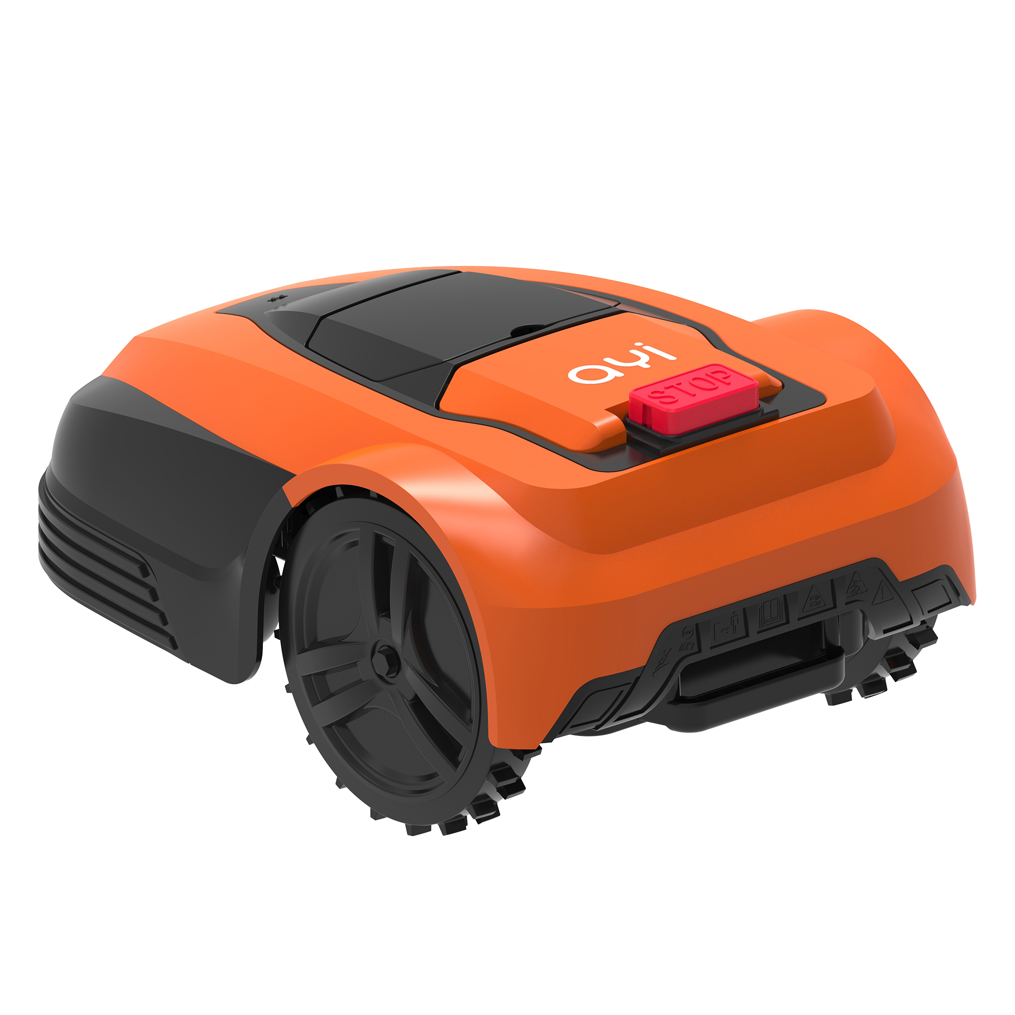 AYI | Lawn Mower | A1 1400i | Mowing Area 1400 m² | WiFi APP Yes (Android; iOs) | Working time 120 min | Brushless Motor | Maximum Incline 37 % | Speed 22 m/min | Waterproof IPX4 | 68 dB | 5200 mAh | 180 m boundary wire; 180 pcs. staples; 10 x Cutting Blade Screws; 2 x Distance Gauges; 1 x Charging Station, 4 x Nails For Fixing Charging Station; 1 x Allen Key; 1x 5 m Extension Cord - Image 2