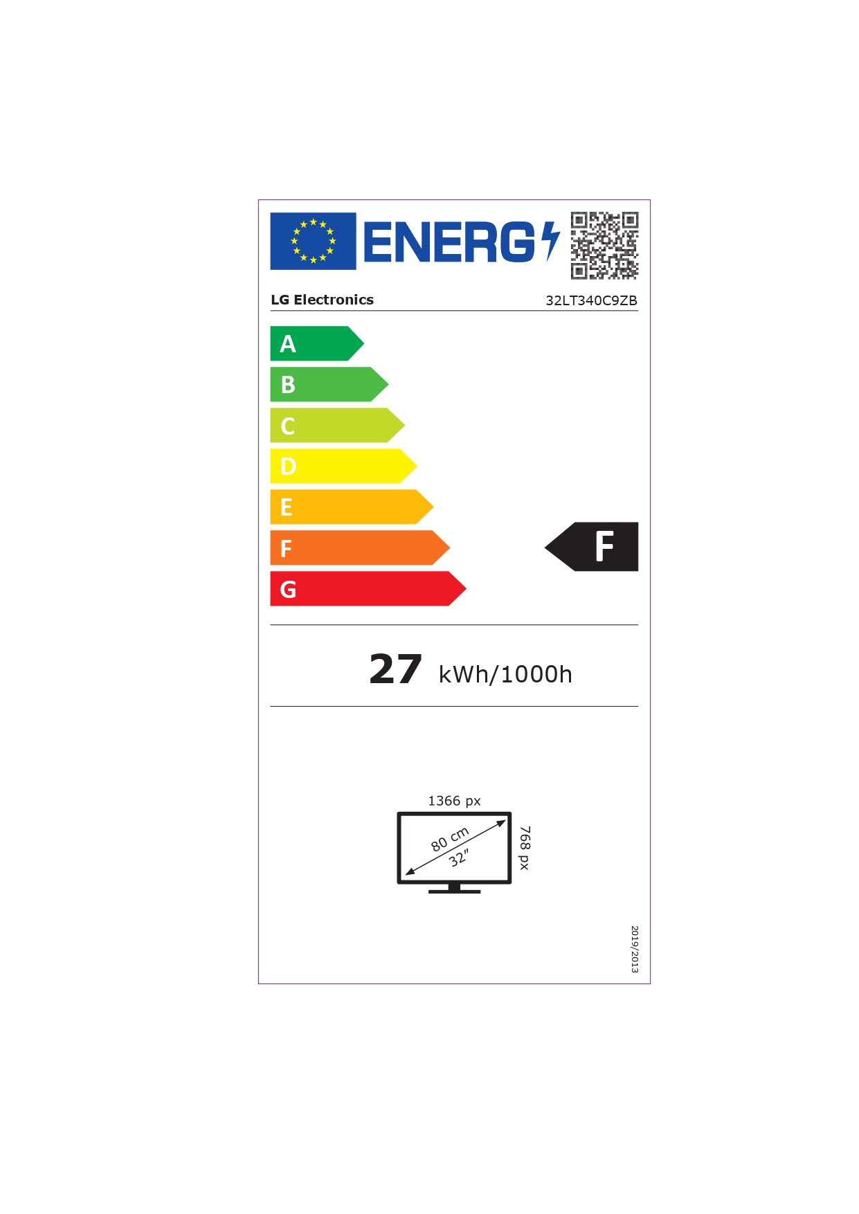 LG | 32LT340C9ZB | 32 " | Landscape | 16/7 | WebOS | 400 cd/m² | 9 ms - Image 11