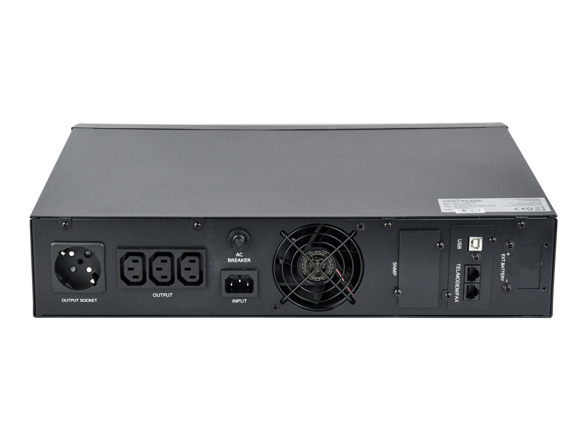 EnerGenie | Rack UPS | EG-UPSRACK-10 | 1000 VA | 800 W - Image 8