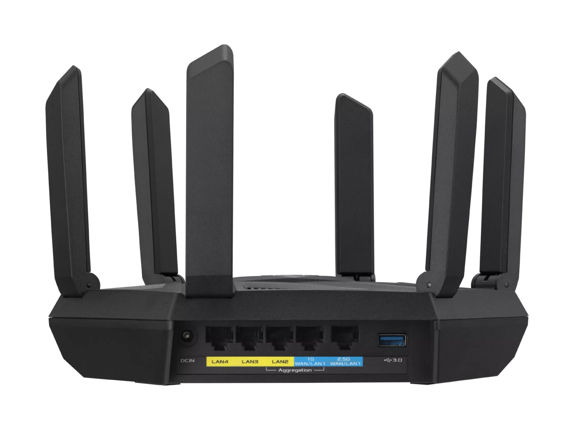 Wifi 6 802.11ax Tri-band Gigabit Gaming Router | RT-AXE7800 | 802.11ax | 574+4804+2402 Mbit/s | 10/100/1000 Mbit/s | Ethernet LAN (RJ-45) ports 4 | Mesh Support Yes | MU-MiMO Yes | No mobile broadband | Antenna type External - Image 13