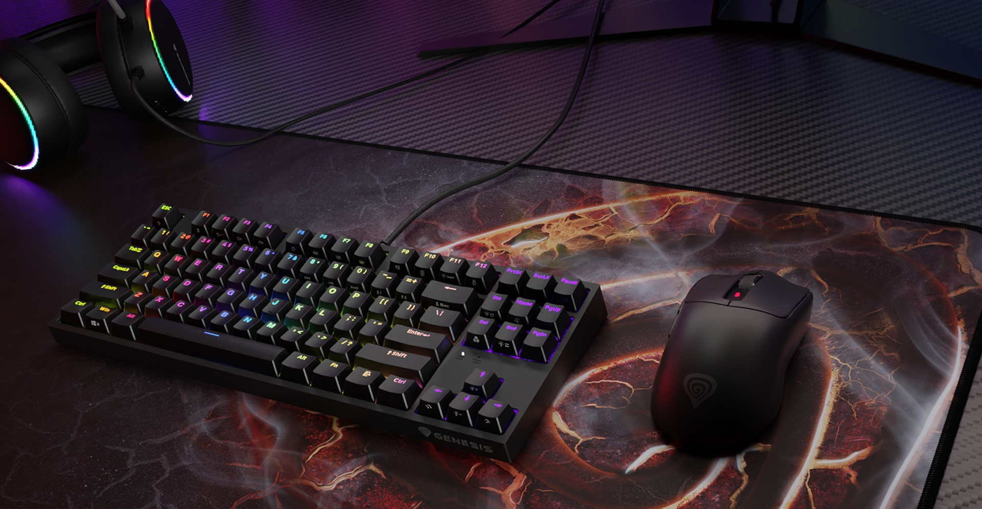 Genesis ZIRCON 500 G2 | Wireless/Wired | Gaming Mouse | 2.4 GHz, Bluetooth, USB | Black - Image 6