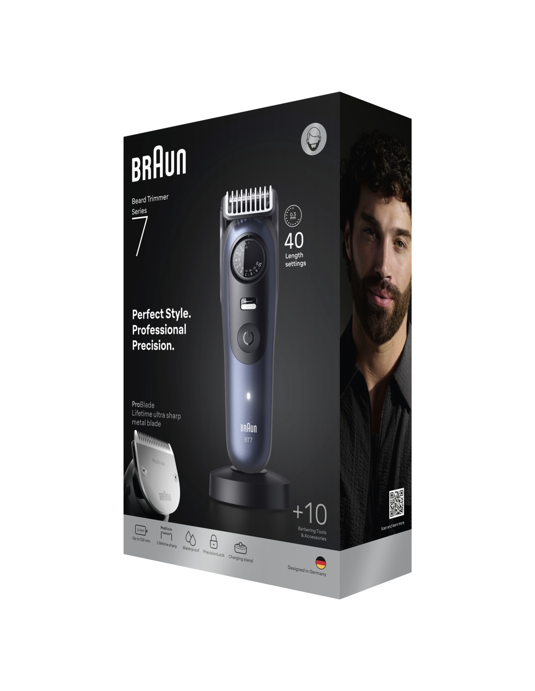 Braun Beard Trimmer | Series 7 BT7540 | Cordless | Number of length steps 40 - Image 12