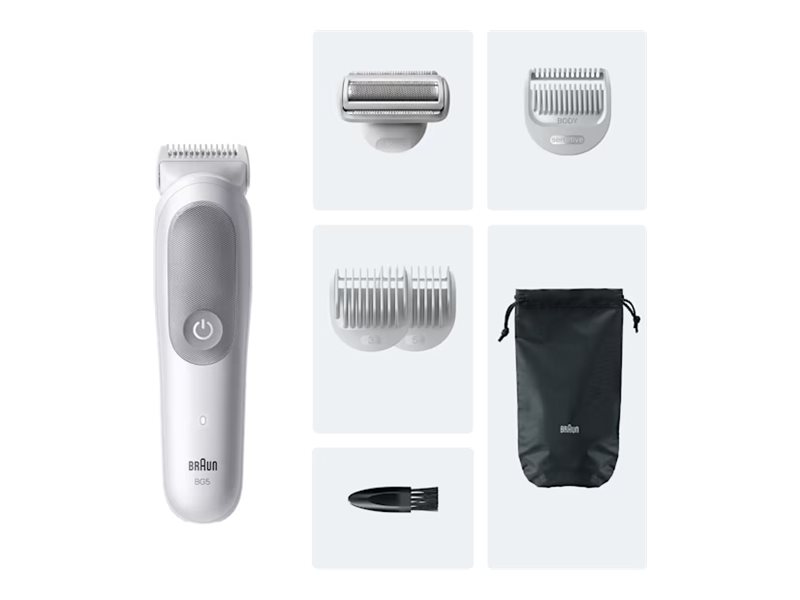 Braun Body Groomer | Series 5 BG5550 | Cordless | Lght Grey - Image 2