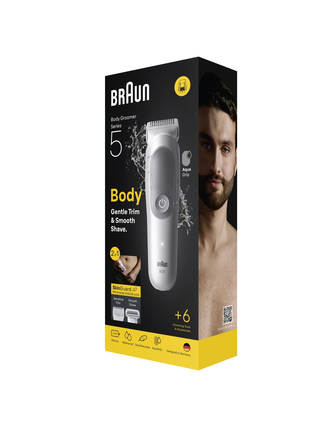 Braun Body Groomer | Series 5 BG5550 | Cordless | Lght Grey - Image 10