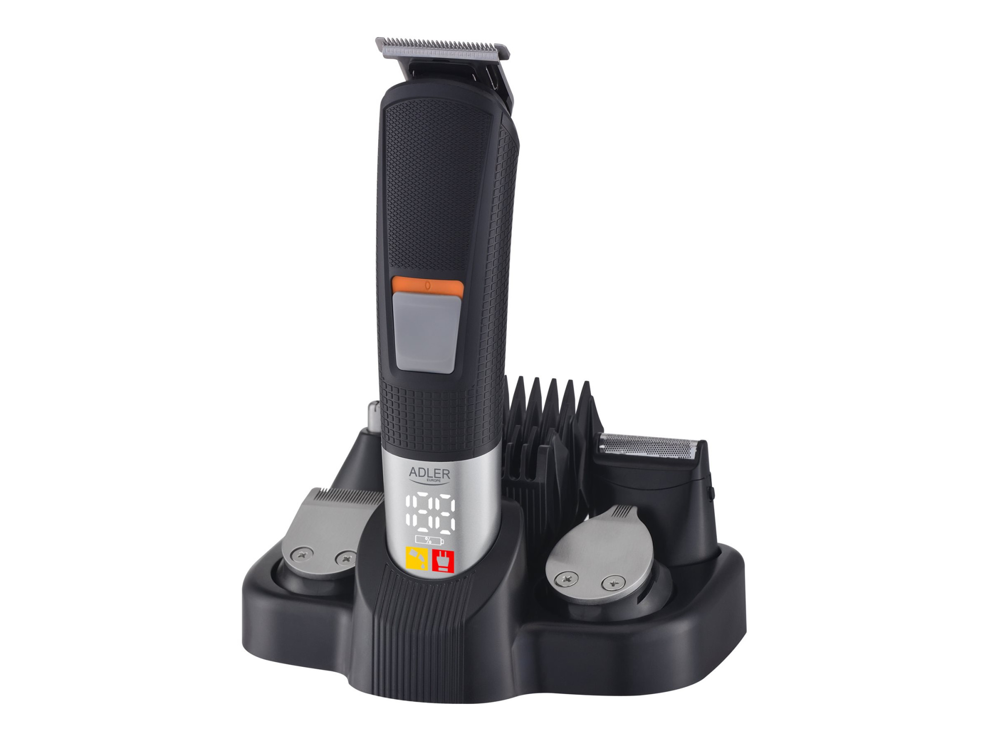 Adler Grooming set 5 in 1 | AD 2943 | Cordless | Number of length steps 4 | Black - Image 2