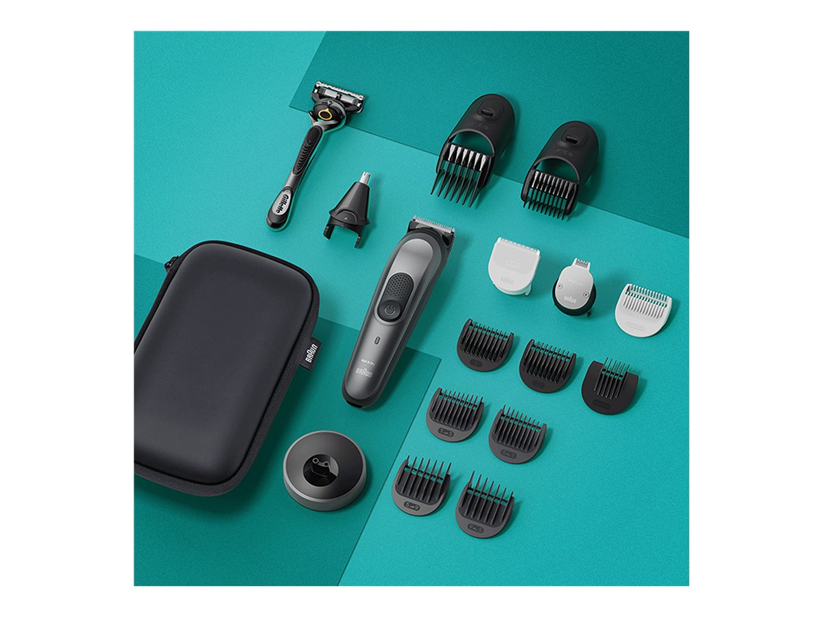 Braun | 17-in-1 Multi-grooming Style Kit | MGK7491 | Cordless | Number of length steps 13 | Grey - Image 7