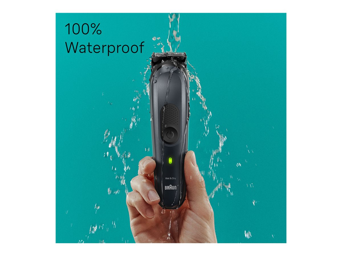 Braun | 17-in-1 Multi-grooming Style Kit | MGK7491 | Cordless | Number of length steps 13 | Grey - Image 9