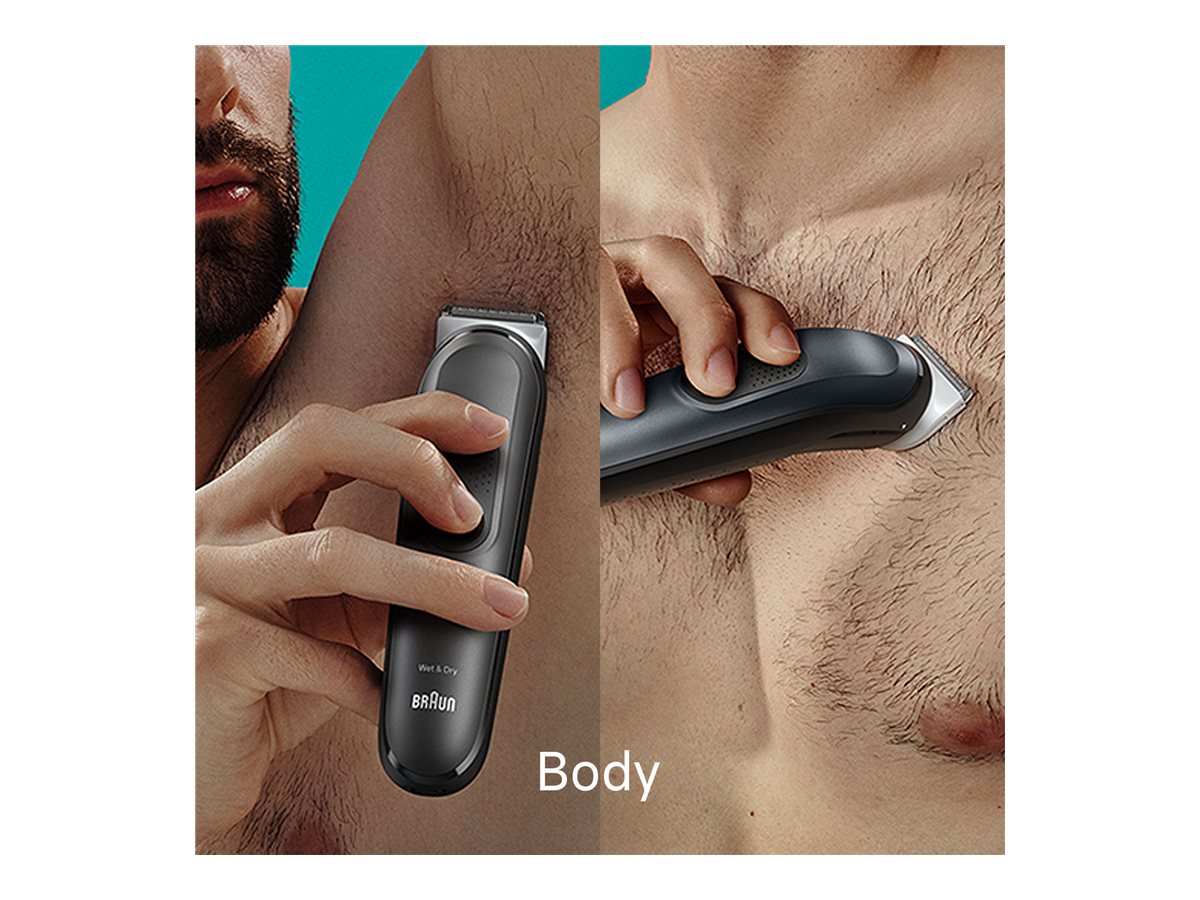 Braun | 17-in-1 Multi-grooming Style Kit | MGK7491 | Cordless | Number of length steps 13 | Grey - Image 15