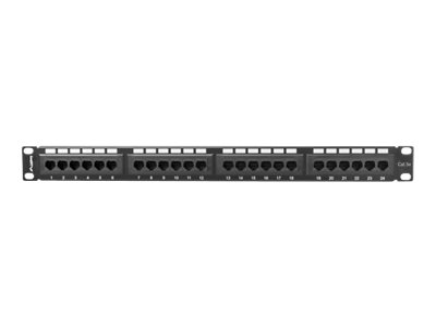 Lanberg | Patch Panel 24 port 1U 19" CAT.5E UTP | PPU5-1024-B | Black - Image 2