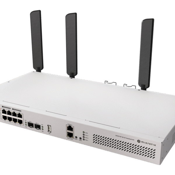 MikroTik Cloud Router Switch with RouterOS L5 Rackmount Case | CRS418-8P-8G-2S+5axQ2axQ-RM