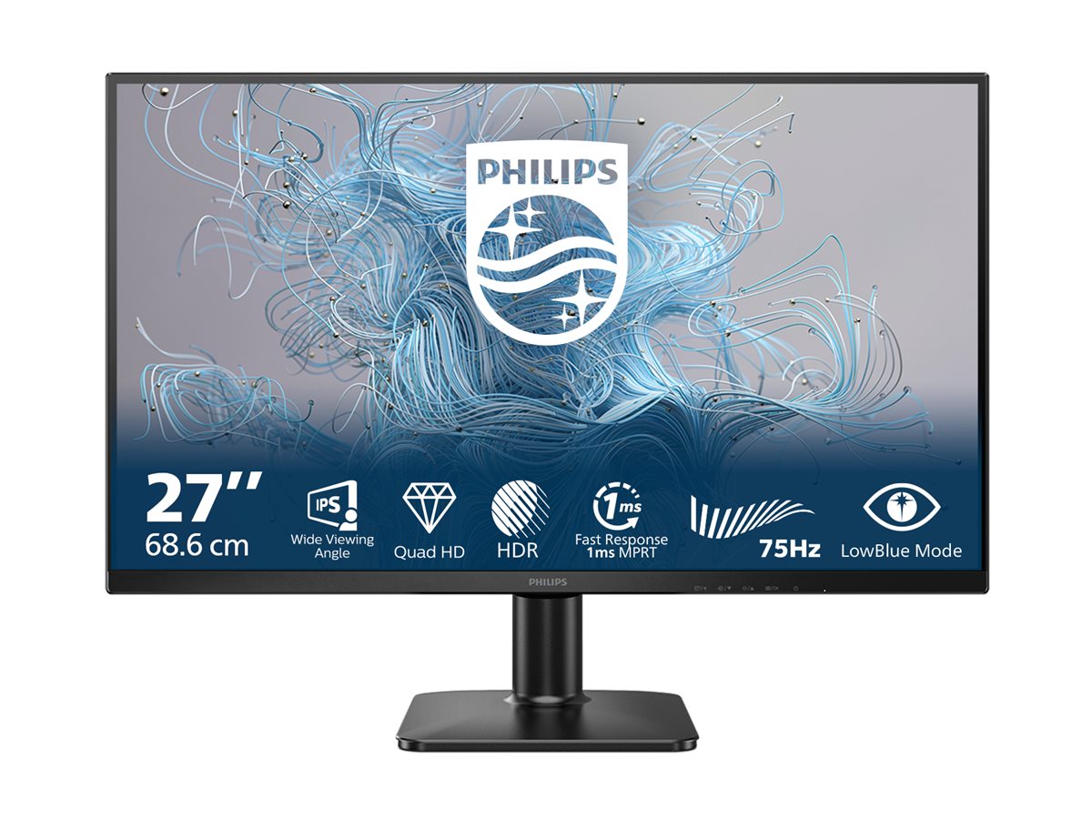 Philips | 27E2N1500L/00 | 27 " | IPS | Quad HD | 16:9 | 75 Hz | 4 ms | 2560 x 1440 pixels | 300 cd/m² | HDMI ports quantity 1 | Black - Image 6