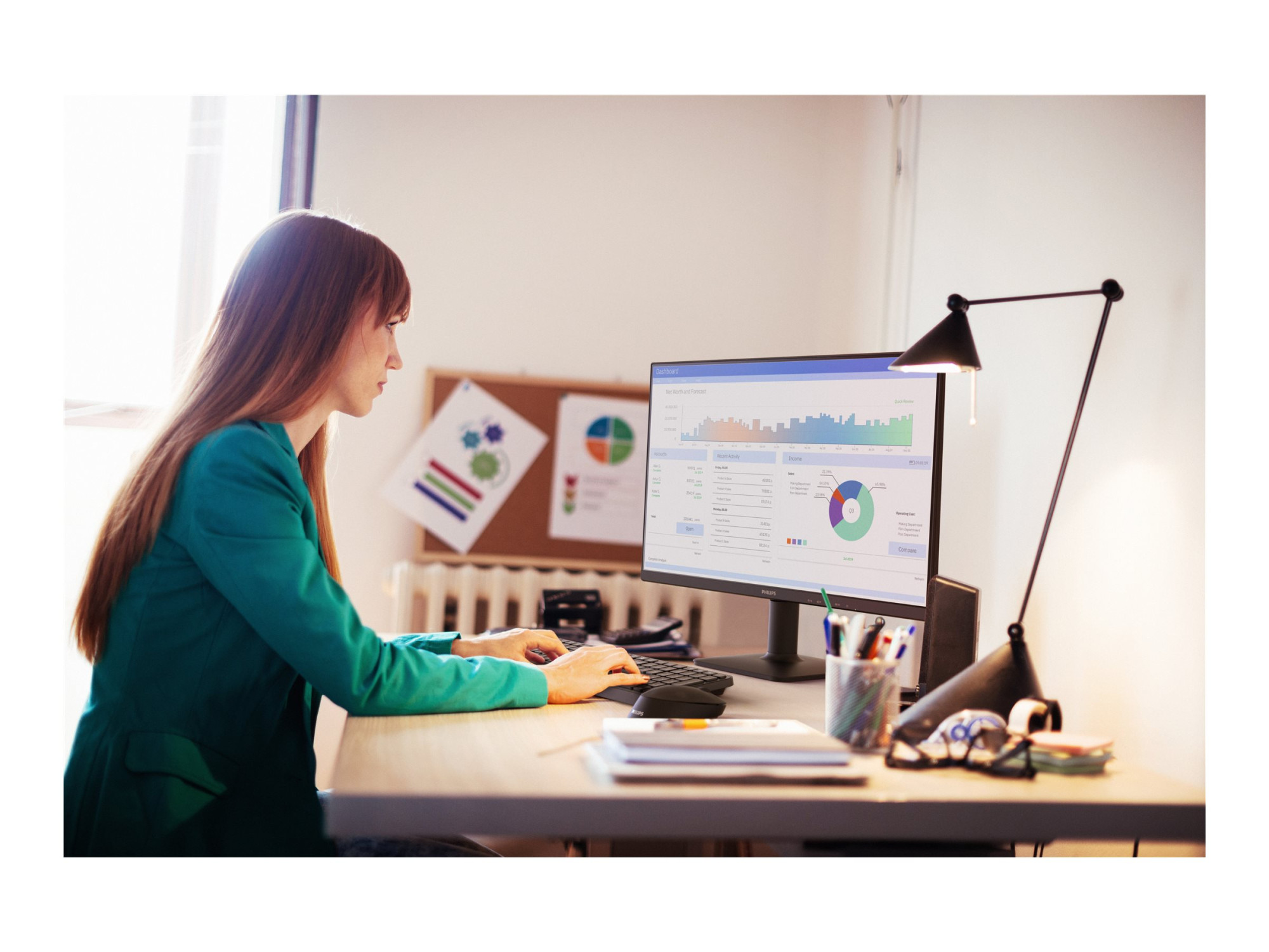 Philips | 24E2N1110/00 | 24 " | IPS | FHD | 16:9 | 120 Hz | 4 ms | 1920 x 1080 pixels | 300 cd/m² | HDMI ports quantity 1 | Black - Image 15