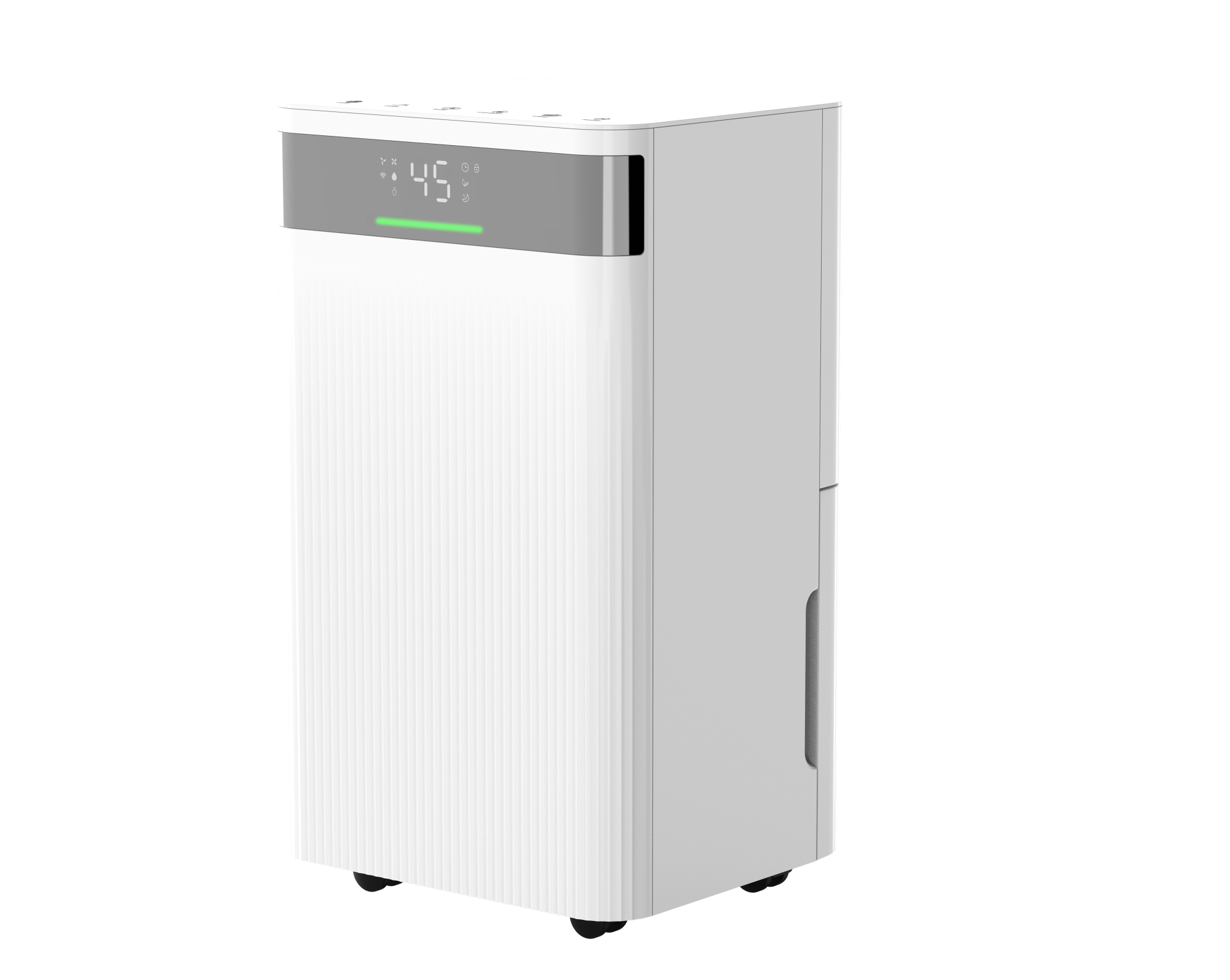 Mill Dehumidifier | MDH12 | Power 200 W | Suitable for rooms up to 8-15 m² | Water tank capacity 2 L | White