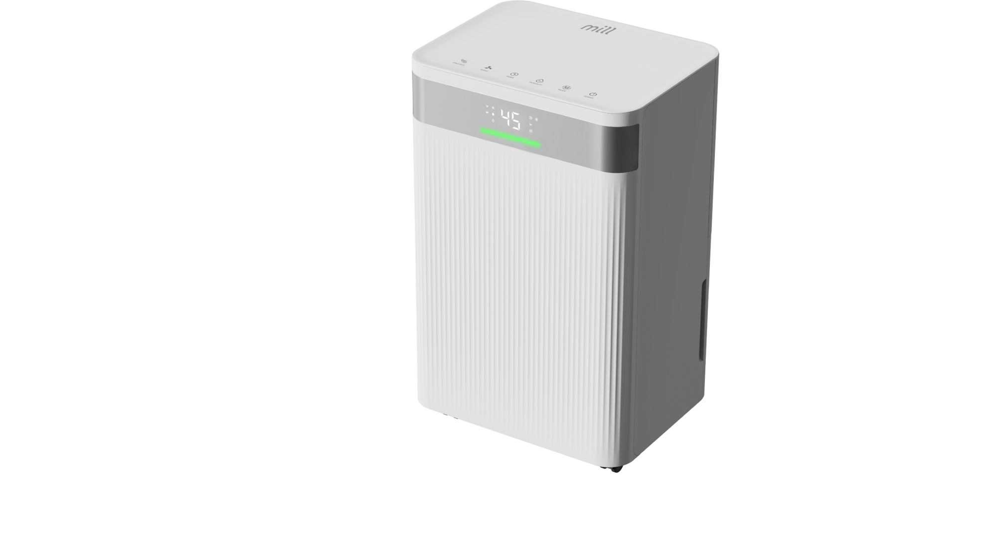 Mill Dehumidifier | MDH12 | Power 200 W | Suitable for rooms up to 8-15 m² | Water tank capacity 2 L | White - Image 4