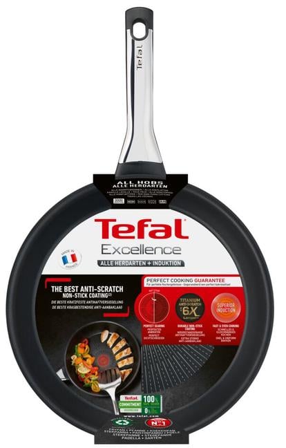 TEFAL Pan | G2690672 | Frying | Diameter 28 cm | Suitable for induction hob | Fixed handle | Black - Image 3