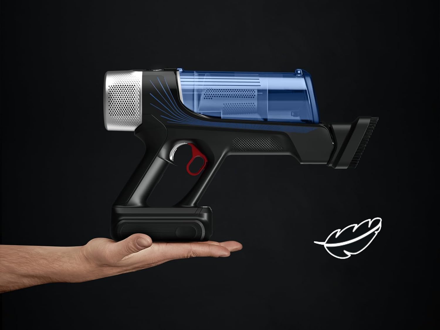 TEFAL Vacuum Cleaner | TY20C7 X-force Flex Aqua | Cordless operating | 250 W | Black/Blue - Image 5