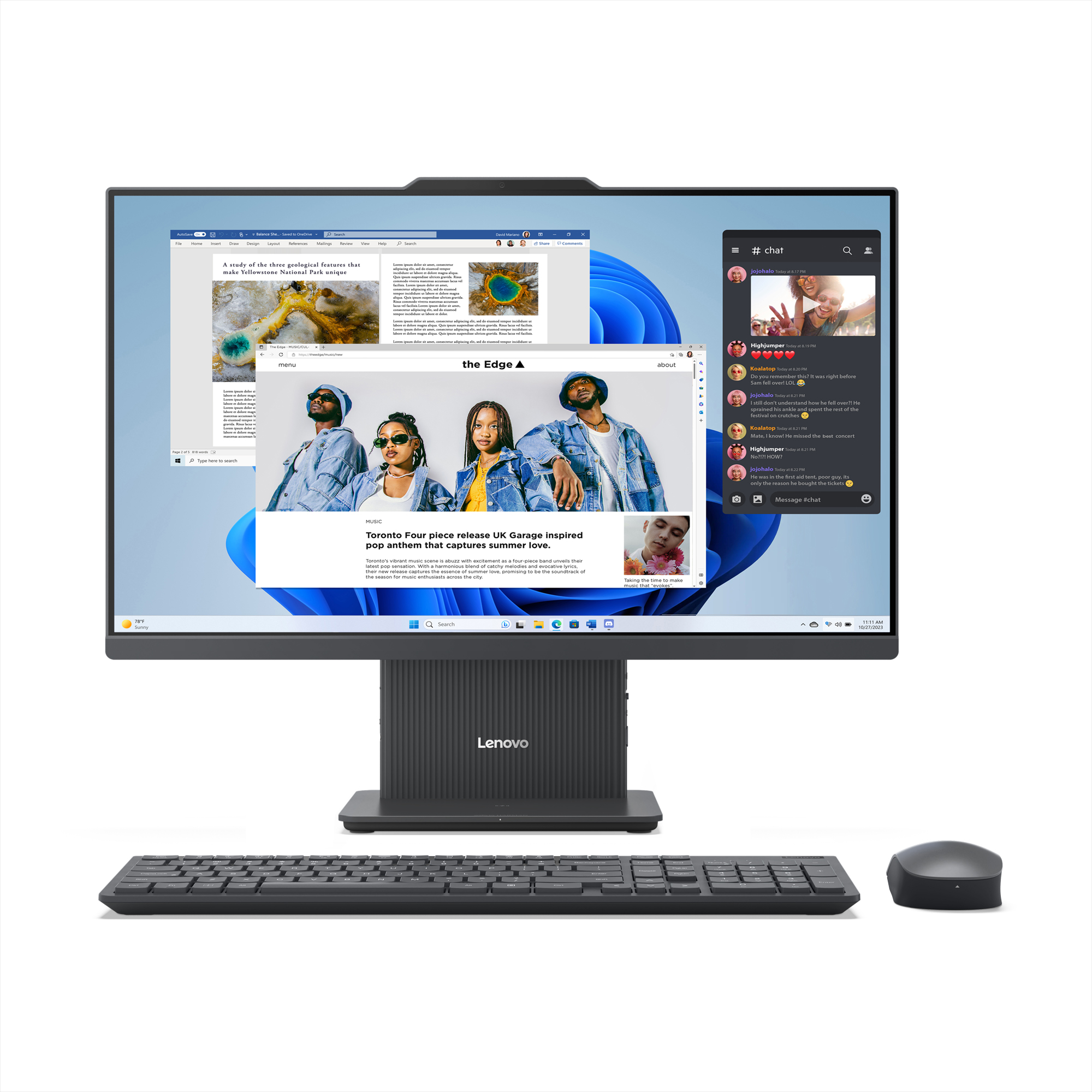 Lenovo | IdeaCentre | 24IRH9 | Desktop | AIO | 23.8 " | Intel Core i3 | i3-1315U | 16 GB | SO-DIMM DDR5 | 512 GB | Intel UHD Graphics | English | Windows 11 Home | Warranty 24 month(s) - Image 7