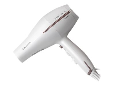 Cecotec Hair Dryer | IoniCare 5300 Maxi Aura | 2200 W | Number of temperature settings 3 | Ionic function | Diffuser nozzle | White - Image 2
