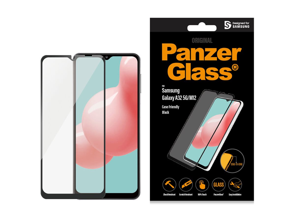 PanzerGlass | Case Friendly Screen Protector | 7252 | Samsung | Galaxy A32 5G | Black/Transparent - Image 12