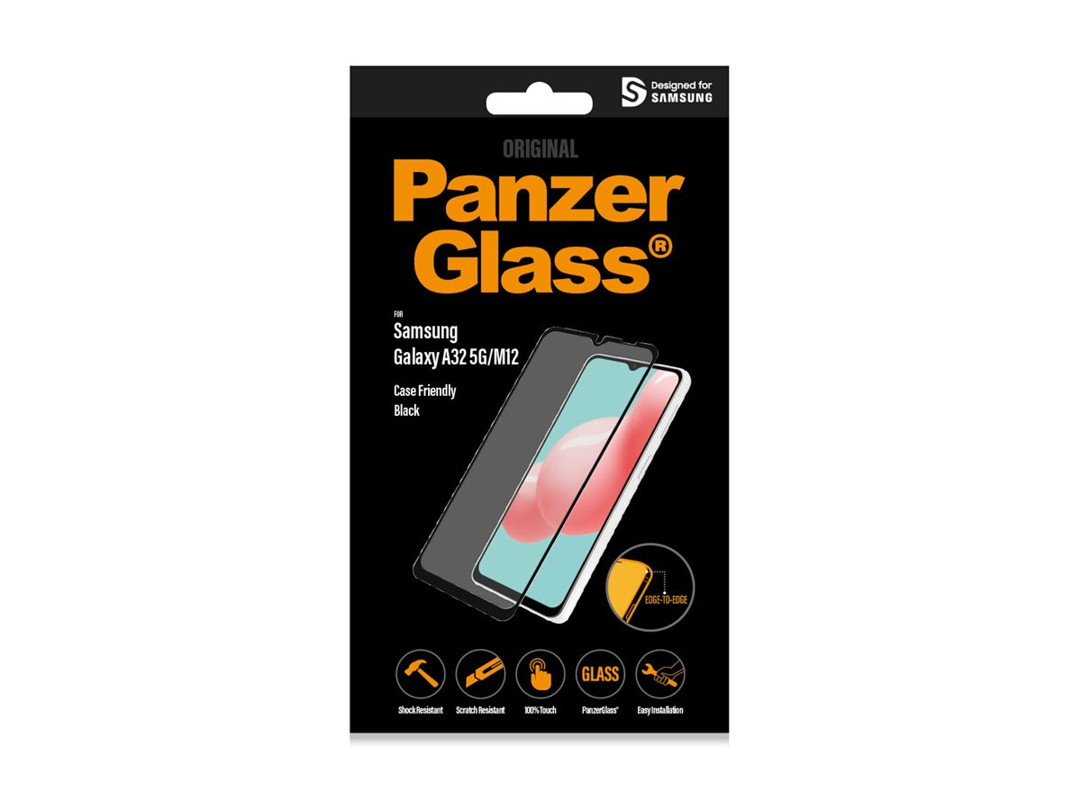 PanzerGlass | Case Friendly Screen Protector | 7252 | Samsung | Galaxy A32 5G | Black/Transparent - Image 16