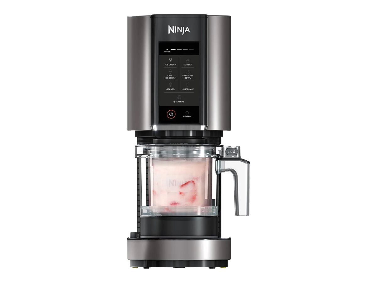 NINJA | Ice Cream Maker | NC300EU | Power 800 W | Capacity 3 x 0.473 L | Black/Grey - Image 4