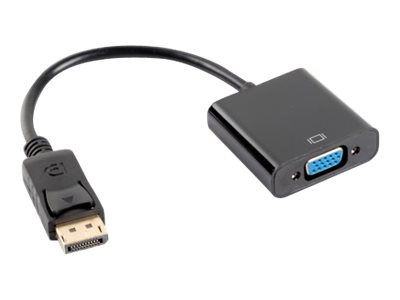 Lanberg Adapter Cable DisplayPort to VGA, 20 cm | AD-0002-BK - Image 2