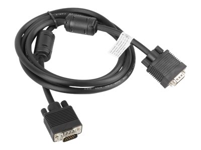 Lanberg VGA Cable, Dual-Shielded Ferrite Core | CA-VGAC-10CC-0018-B | VGA to VGA | 1.8 m - Image 2