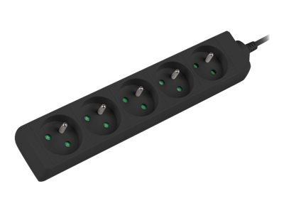 Lanberg Cable Power Strip, 5X French Outlets Quality-Grade Copper, 3 m | PS0-05E-0300-BK - Image 2