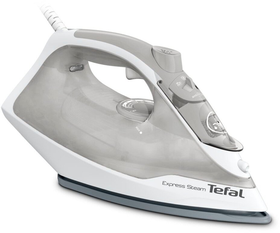 TEFAL Express Steam Iron | FV2863E1 | Steam Iron | 2500 W | Water tank capacity 270 ml | Continuous steam 30 g/min | Steam boost performance 200 g/min