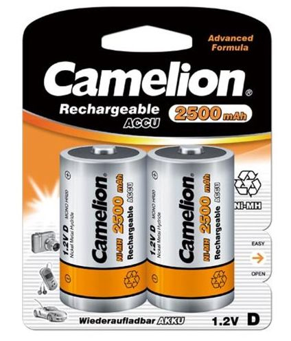 Camelion | D/HR20 | 2500 mAh | Rechargeable Batteries Ni-MH | 2 pc(s) - Image 2