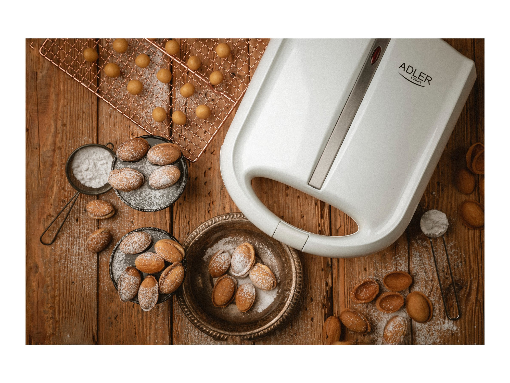 Adler | Nut maker | AD 3039 | Nut maker | 1600 W | Number of pastry 24 | Nuts - Image 17