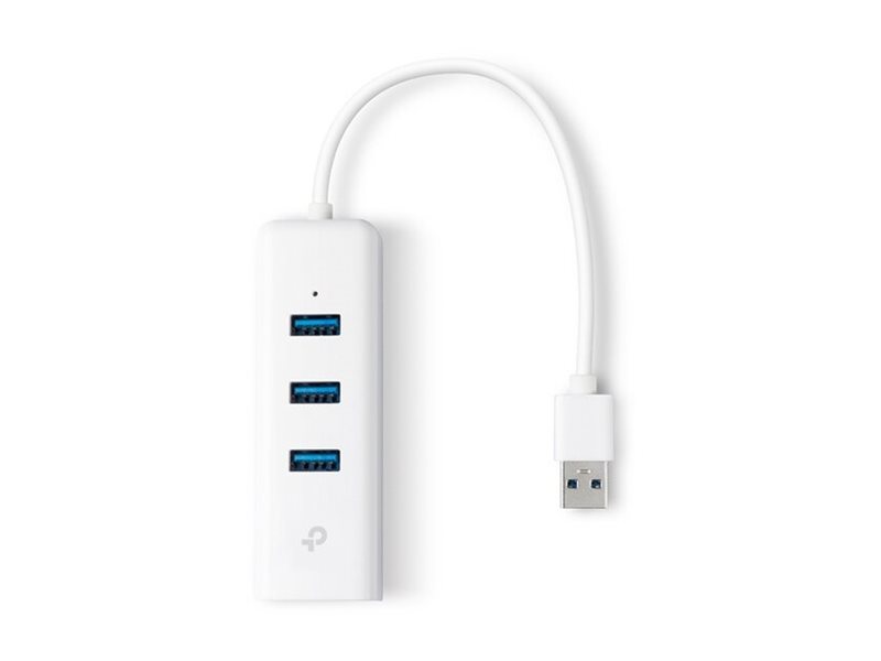 TP-LINK | USB 3.0 3-Port Hub & Gigabit Ethernet Adapter 2 in 1 USB Adapter | UE330 - Image 3