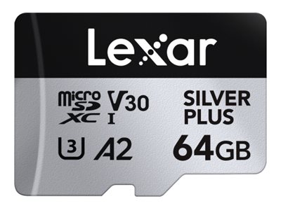 Lexar | SILVER PLUS | 64 GB | microSDXC | Flash memory class 10 - Image 2