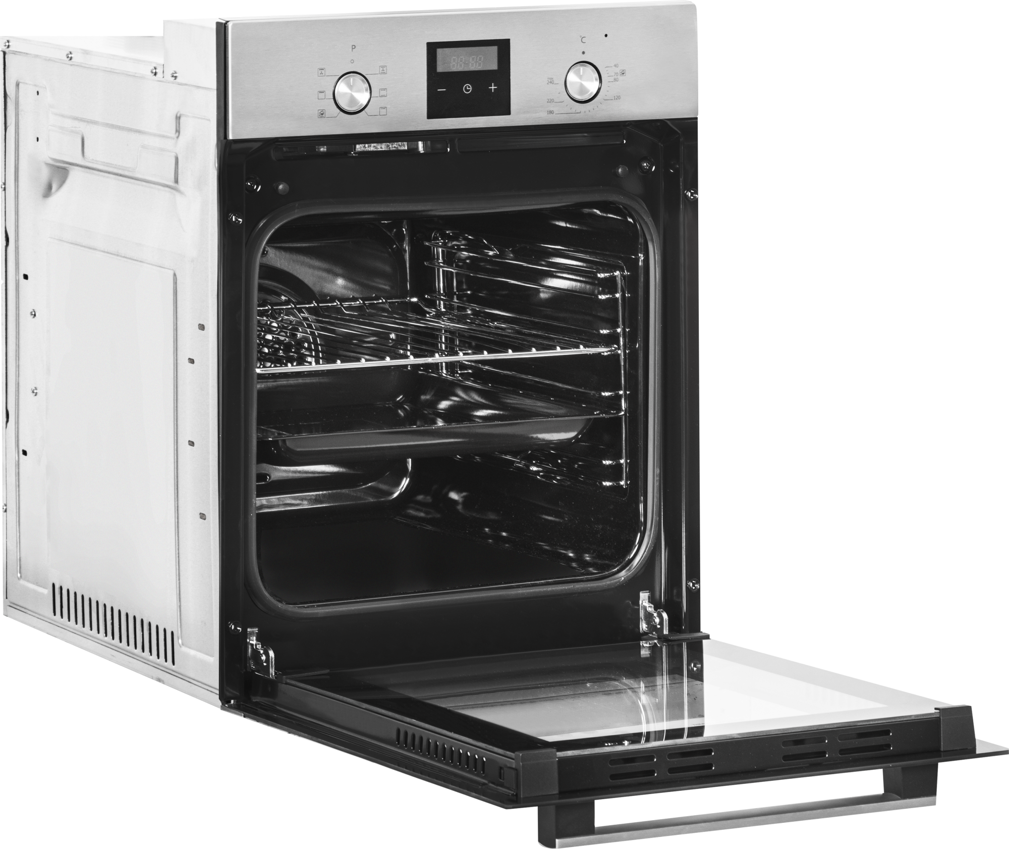 Simfer Oven | 4207BERIM.1 | 47 L | Multifunctional | Manual | Pop-up knobs | Height 54.1 cm | Width 45 cm | Stainless Steel - Image 3