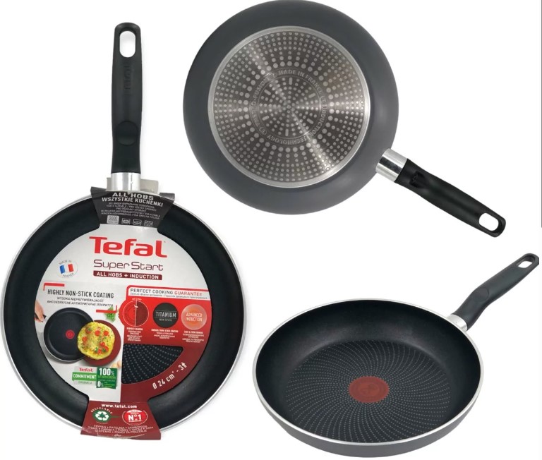 TEFAL | Super Start Pan | C2730453 | Frying | Diameter 24 cm | Suitable for induction hob | Fixed handle - Image 3