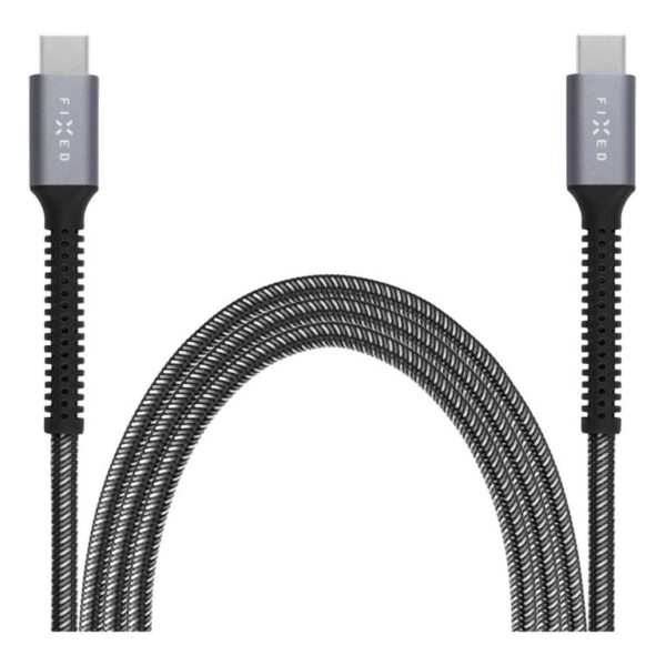 Fixed | Armor Cable USB-C/USB-C, 1.2 m, 240W | FIXDA-CC12-GR