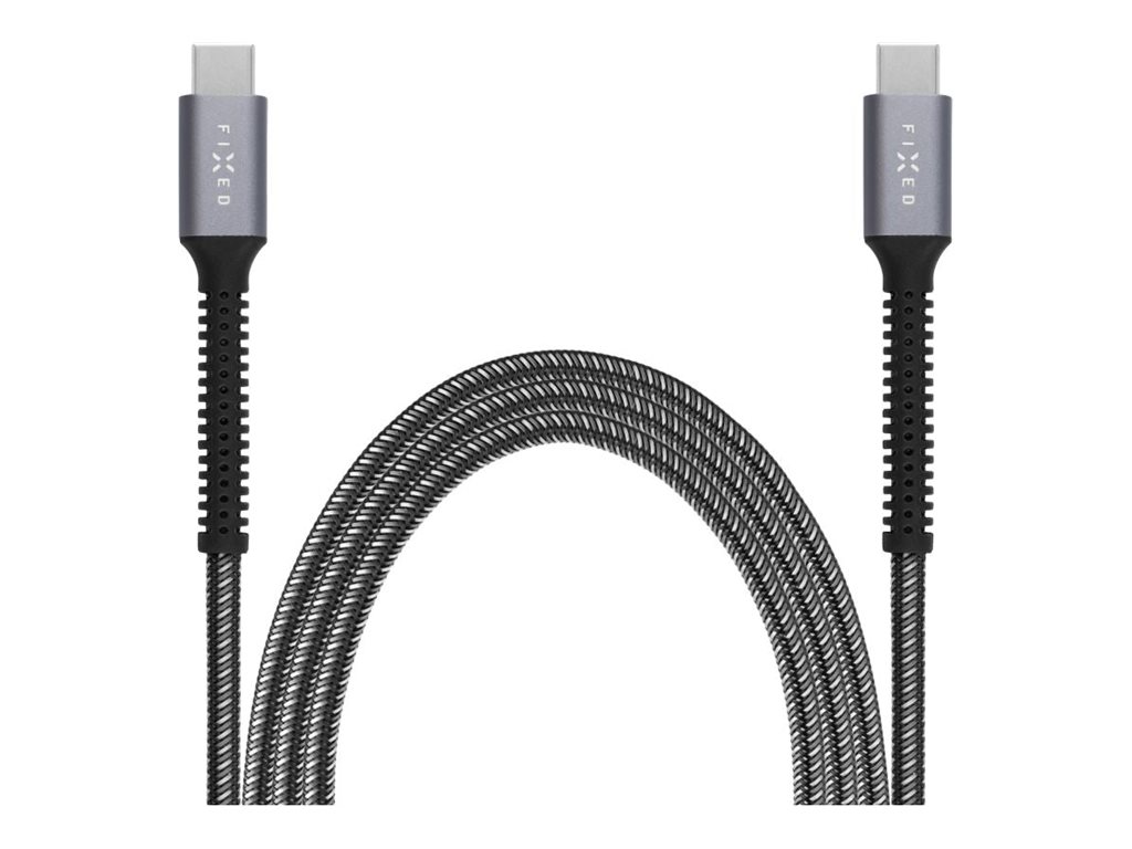 Fixed | Armor Cable USB-C/USB-C, 1.2 m, 240W | FIXDA-CC12-GR