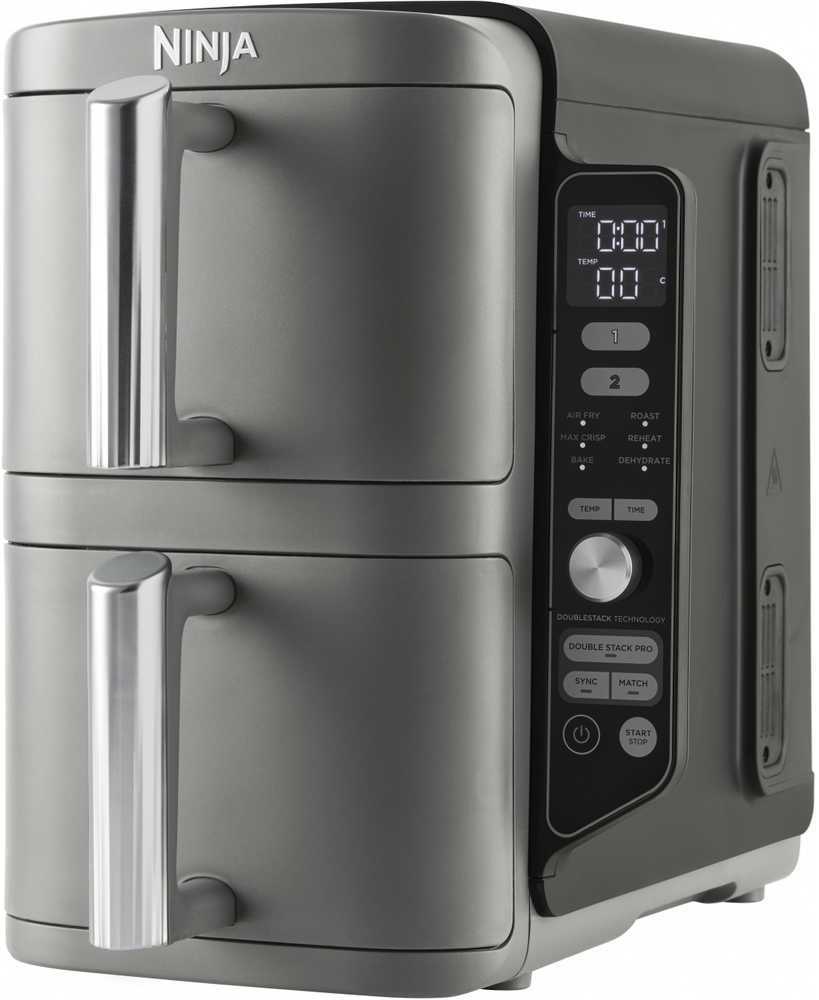 NINJA Double Stack XL Air Fryer | SL400EU | Power 2470 W | Capacity 9.5 L | Black/Grey - Image 3