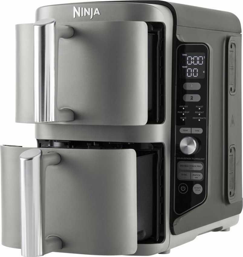 NINJA Double Stack XL Air Fryer | SL400EU | Power 2470 W | Capacity 9.5 L | Black/Grey - Image 5