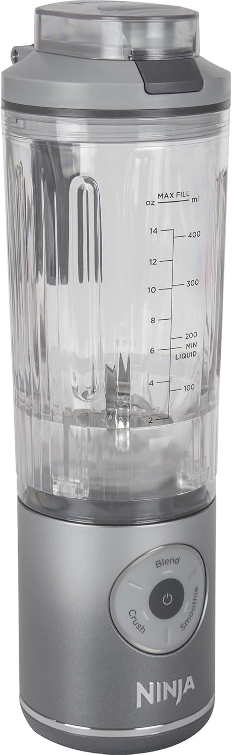 NINJA Blast Max Blender | BC251EUSL | Portable | Jar material Plastic | Jar capacity 0.57 L | Ice crushing | Silver - Image 2