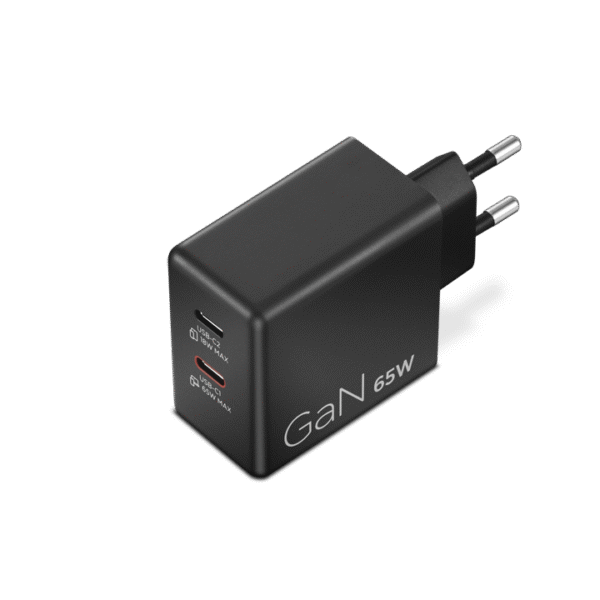 Lenovo Dual USB-C 65W GaN Charger | USB-C | 65 W | Charger