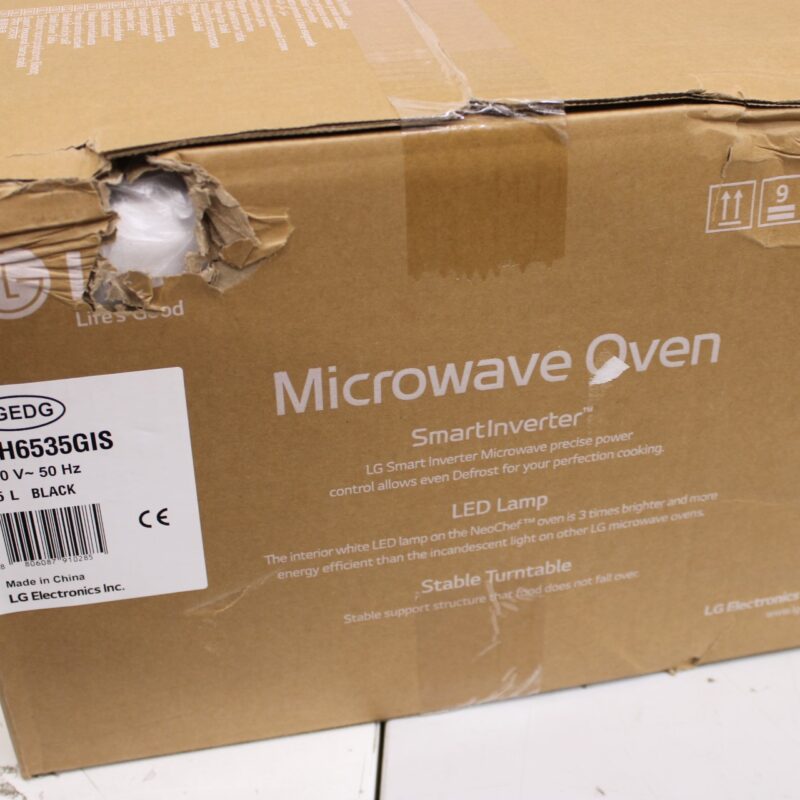 SALE OUT. | LG | Microwave Oven | MH6535GIS | Free standing | 25 L | 1700 W | Grill | Black | DAMAGED PACKAGING - Image 2