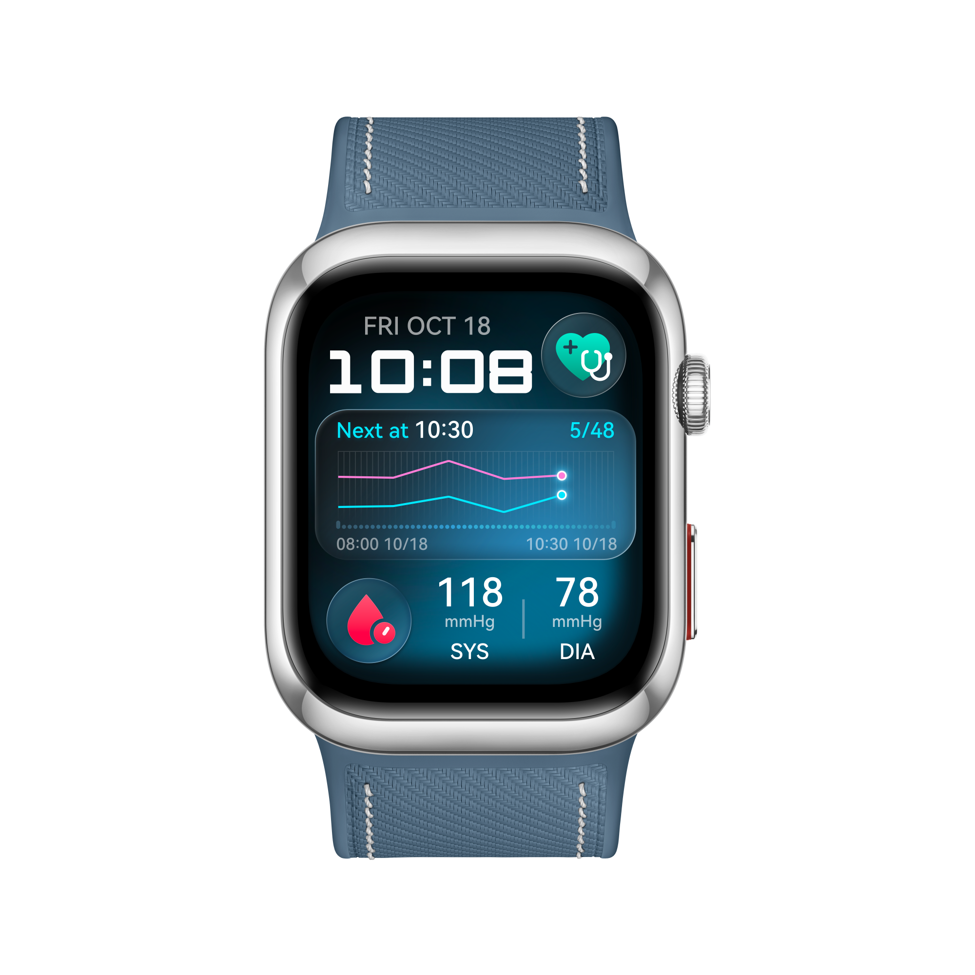 Huawei Watch D2, Luca-B29 | AMOLED | 1.82" | Blue - Image 2