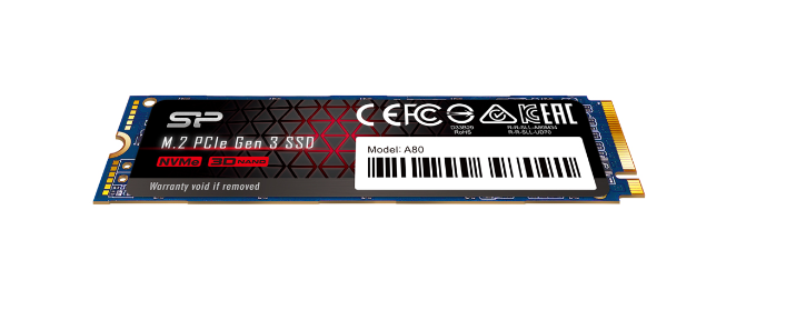 Silicon Power SSD | P34A80 | 1000 GB | Solid-state drive interface PCIe Gen3x4 | Read speed 3400 MB/s | Write speed 3000 MB/s - Image 2