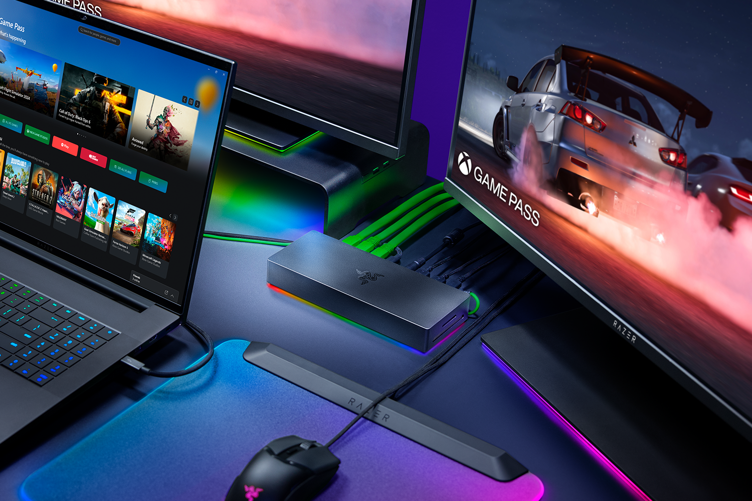 Razer Desktop RGB Dock for Multiple Devices and Displays | Thunderbolt 5 Dock - Image 5