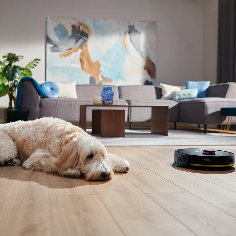 Philips | Robot Vacuum Cleaner | XU2000/10 2000 series | Wet&Dry | Operating time (max) 130 min | Lithium-ion | 2600 mAh | Dust capacity 0.38 L | 2700 Pa | Dark Blue - Image 5
